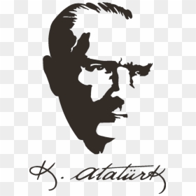 Mustafa Kemal Atatürk Silüetleri Image - Çiftlikköy Atatürk Anadolu Lisesi, HD Png Download - atatürk png