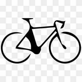 Road Bike Icon Png, Transparent Png - bike clipart png