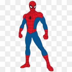 Cartoon Drawing Spider Man, HD Png Download - captain america cartoon png