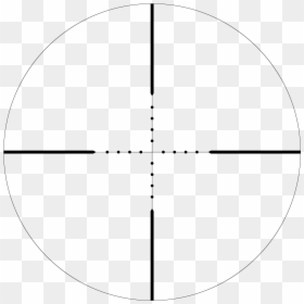 Center Point Scope Reticle, HD Png Download - crosshair dot png