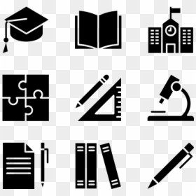 School Subjects Icon Png, Transparent Png - school icons png