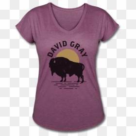 T-shirt, HD Png Download - buffalo silhouette png