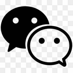 Wechat Logo Blue Png, Transparent Png - wechat icon png