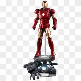Hot Toys Iron Man Mark 3 1 4 Scale, HD Png Download - homem de ferro png