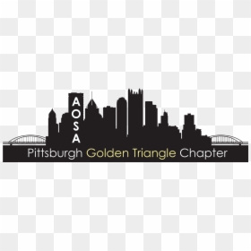 Pittsburgh Skyline Vector, HD Png Download - denver skyline silhouette png