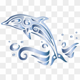 Tribal Dolphin, HD Png Download - pink dolphin png