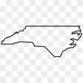 North Carolina Outline Png, Transparent Png - north carolina state outline png