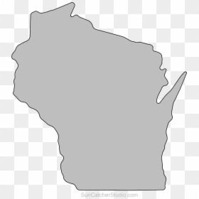 Wisconsin State Outline Png, Transparent Png - north carolina state outline png