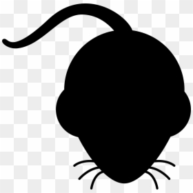 Mouse Head Silhouette Png, Transparent Png - mickey mouse head outline png