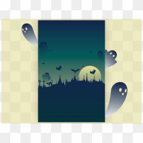 Halloween, HD Png Download - ghost silhouette png