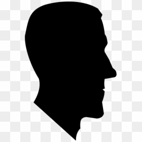 Male Profile Silhouette, HD Png Download - ghost silhouette png