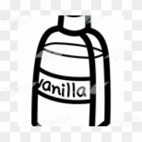 Vanilla Extract Clipart Black And White, HD Png Download - vanilla extract png