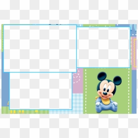 Baby Mickey Mouse Background Blue, HD Png Download - mickey mouse background png