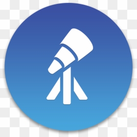 Brand Awareness Icon Blue, HD Png Download - telescope icon png