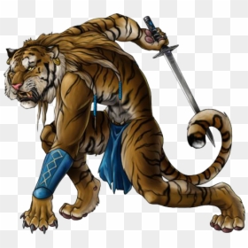 Anthropomorphic Tiger, HD Png Download - creatures png