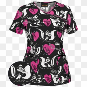 Pepe Le Pew Scrub Tops 2x, HD Png Download - pepe le pew png
