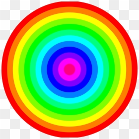 Rainbow Circles, HD Png Download - png colors