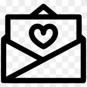Love Letter Icon Png, Transparent Png - love icon png