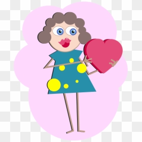 Woman In Love Clipart, HD Png Download - love icon png