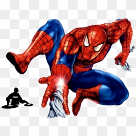Spiderman Images With Web, HD Png Download - spider man web png