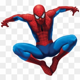 Spiderman Cartoon, HD Png Download - spider man web png