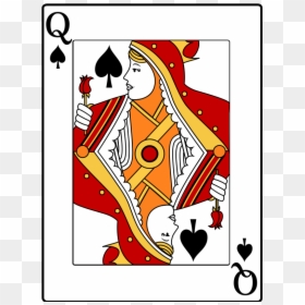 Queen Of Spades Clipart, HD Png Download - queen of spades png