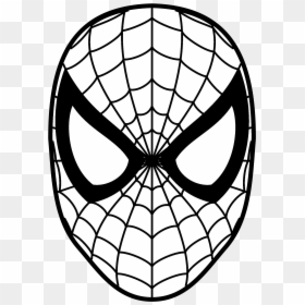 Spiderman Face, HD Png Download - spider man web png