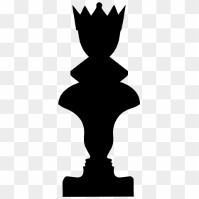 Queen Chess Piece Vector, HD Png Download - queen of spades png