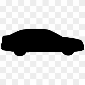 Car Silhouette Elevation Png, Transparent Png - car png photoshop