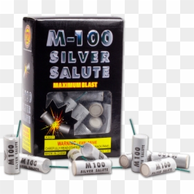 M100 Firecracker, HD Png Download - silver fireworks png