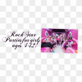 Girls Kids Party Bus, HD Png Download - spa party png