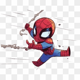 Baby Spiderman, HD Png Download - spiderman cartoon png
