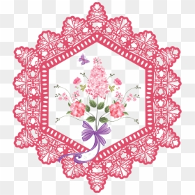 In Memoriam Card, HD Png Download - lace design png