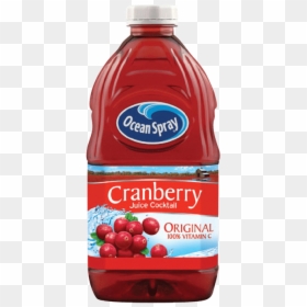 Ocean Spray 100 Cranberry Juice, HD Png Download - ocean spray png