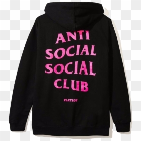 Hoodie, HD Png Download - anti social social club png