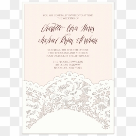 Calligraphy, HD Png Download - lace design png