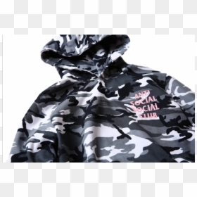 Hoodie, HD Png Download - anti social social club png