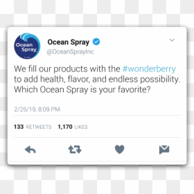 Screenshot, HD Png Download - ocean spray png