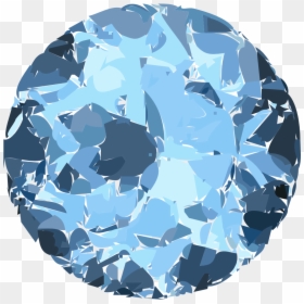 Blue Crystal, Blue, Graphic, Crystal, Hq Photo - Sphere, HD Png Download - blue crystal png