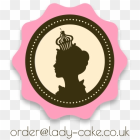 Lady With Cake, HD Png Download - cake silhouette png