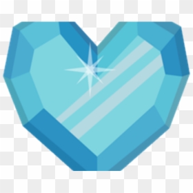 Mlp Crystal Heart Png, Transparent Png - blue crystal png