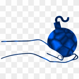 Hand Hold Bomb, HD Png Download - blue crystal png