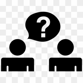 Person Asking Icon Png, Transparent Png - interview icon png