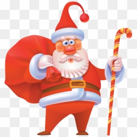 Santa Claus Red Nose, HD Png Download - santa claus beard png