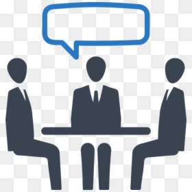Meeting 3 People Icon, HD Png Download - interview icon png