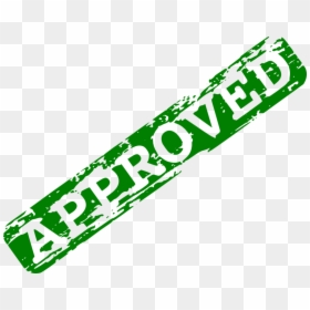 Green Approved Stamp Png, Transparent Png - done stamp png