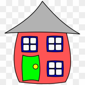 Cartoon Image Of Home, HD Png Download - window clipart png