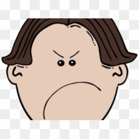 Boy Face Cartoon Png, Transparent Png - angry girl png