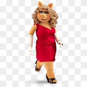 Miss Piggy In Red, HD Png Download - miss piggy png