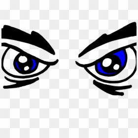 Angry Eyes Cartoon Png, Transparent Png - angry girl png